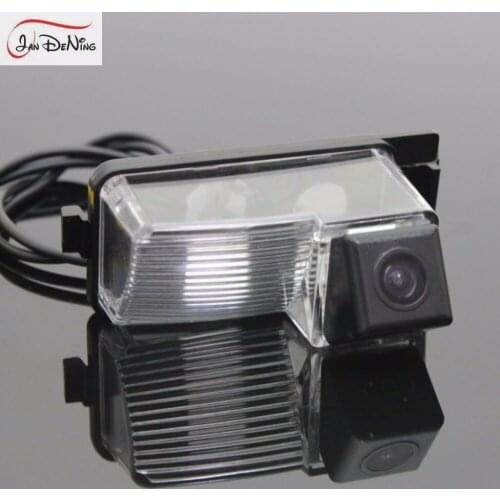 JanDeNing HD CCD Car Rear View Parking/ Backup Reverse Camera/License Plate Light OEM For Nissan Versa Hatchback 2006-2014
