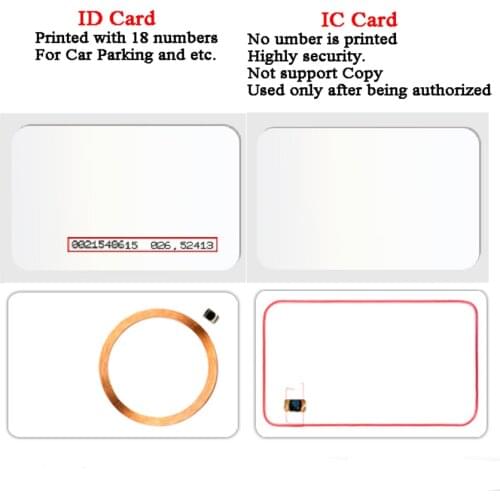 100pcs 13.56MHz IC Card/125KHz ID Card/RFID Card/Fudan M1/TK4100/FM1108/14443A/10536 Write for Access control/Parking