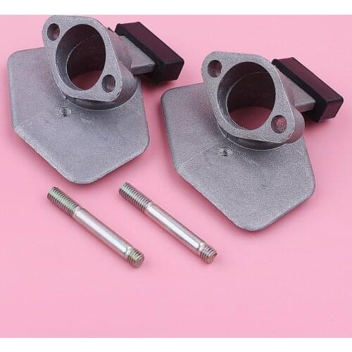 2pcs/lot Carburetor Bracket Base Adaptor For Chinese Chainsaw 5200 52cc 5800 58cc 4500 45cc Garden Tool Replace Spare Part