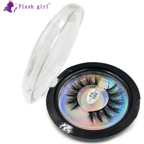 Newest 3D Mink Eyelashes FG004 Natural Long Fake Eyelash Extension Reusable Thick Soft Strip Lashes Makeup Tools