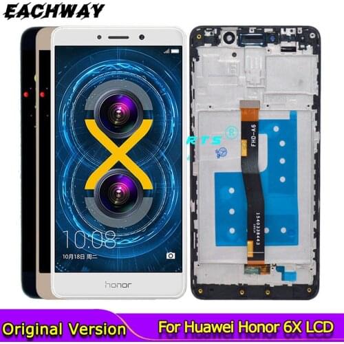 Original for Huawei Honor 6X LCD Display Touch Screen Digitizer BLN-AL10 Repair 1920x1080 For Mate 9 Lite Premium Edition LCD