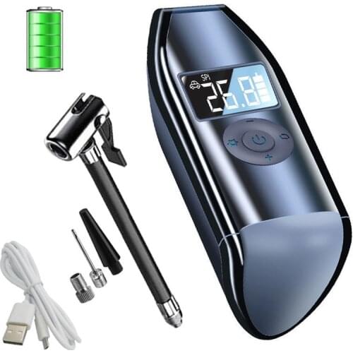 Portable mini Air Pump Electric Bicycle Air Inflator 120PSI Car Air Compressor Motorcycle Air Pump Tire Pump Car Tyre Inflatable