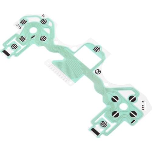 For Sony PS4 Conductive Film Controller Keyboard Flex Cable PCB JDS-001 JDS-011 Slim Circuit Board Replacement Buttons