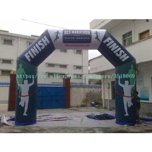 PVC airtight inflatable arch for sale, logo customizable, with air pump, suitable for commercial advertising campaigns