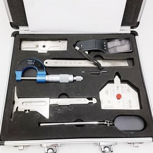 Manager recommended Welding Tool Kit Welding Measure Gauge Combine Suit 7pcs test ulnar welder inspection welding gauge