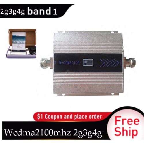 3G Amplifier WCDMA 2100Mhz Cellphone Cellullar Amplifier LTE(Band1)2100MHz 4G Cellular Repeater3g 4g Mobile Signal Booster