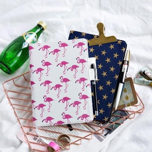Japanese and Korean Stationery A5A6 Hobo Planner Book Cover Fabric Art Notebook Shell Student Diary School Stationery Wholesale