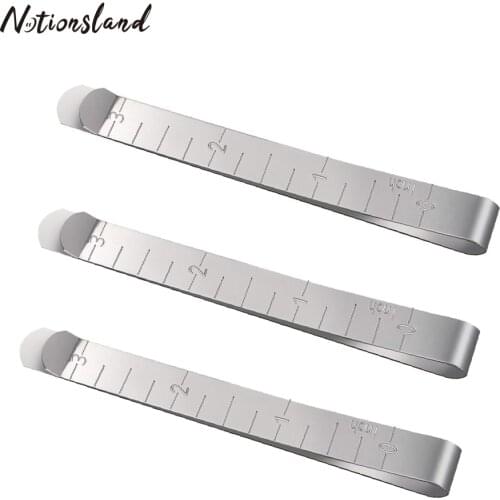 Stainless Steel Hemming Clips Measurement Ruler 3 inches Sewing Clips Quilting Supplies for Marking Accessories