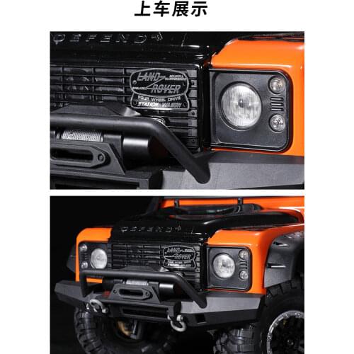 1/10 Scale Land Defender JK Hard Body Logo Metal Label Rover For T-Traxxas TRX4 T4 RC4WD-D90 D110 G2 FJ40 Truck crawler