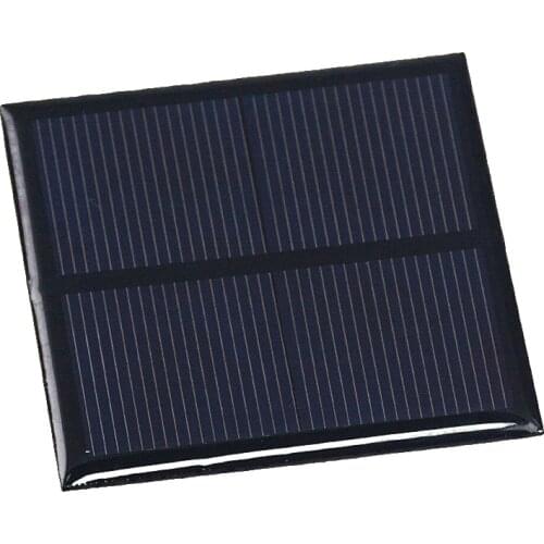 1PCS Solar Panel 1V 500mA Mini Solar System DIY For Battery Cell Phone Chargers Portable Solar Cell 60x60mm