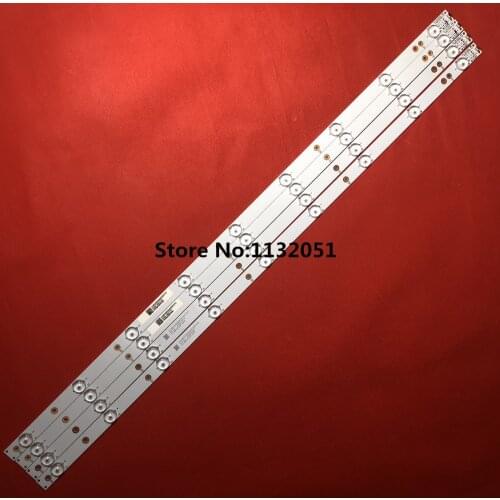 100% New 4pcs/Kit LED strips for PHI LIPS 40 TV 40PFH5300 88 40PFT5500T 40PUT6400 60 BDM4065UC 00 TPT400LA J6PE1 LB40013 V0 04