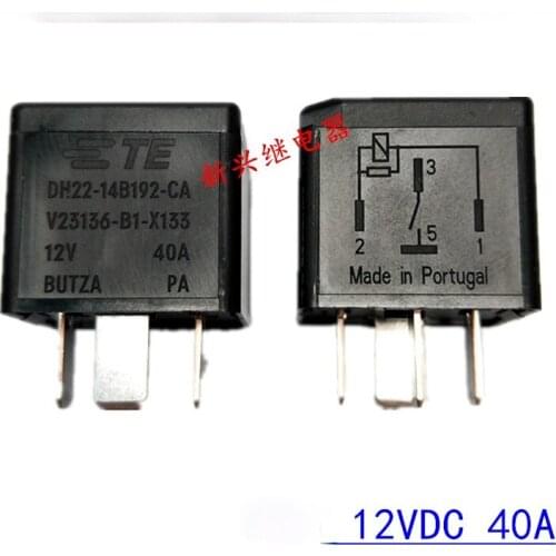 2PCS For Jaguar Land Rover 12V 4pin car air conditioning fan oil pump relay DH22-14B192-CA