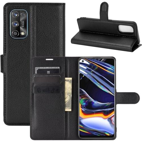 Book Style PU Leather Case Cover for REALME 7 PRO Flip Wallet Phone Bags Cases with Stand for REALME 7 PRO