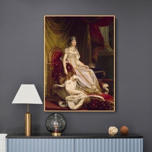 Citon Francois Gerard《Joséphine de Beauharnais》Canvas Art Oil Painting Artwork Poster Picture Modern Wall Decor Home Decoration