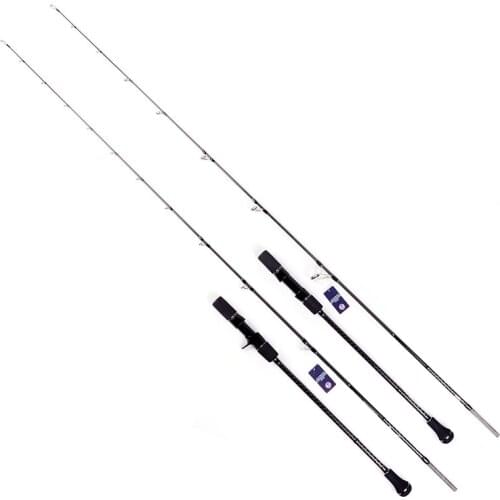 ECOODA slow jigging rod black expert EBESJ Spinning/Casting boat rod 1.83/1.91 200g/300g/400g 2SEC/1SEC fuji guidesand reel