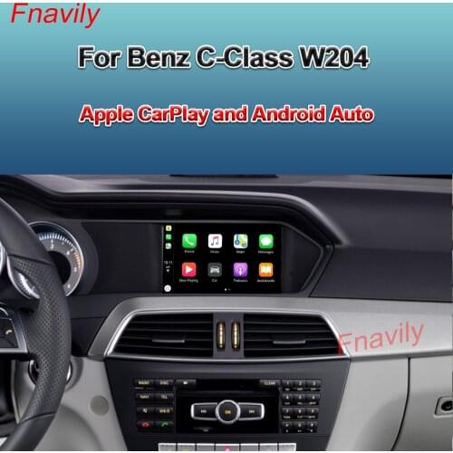 Fnavily OEM Retrofit Wireless CarPlay For Mercedes Benz C-Class W204 Apple CarPlay And Android Auto Retrofit Kit 2011-2014