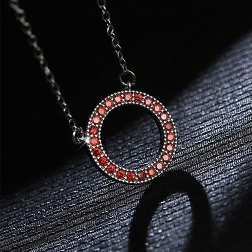 HUAMI Simple Long Snake Bone Chain Round Nacklace Pendant Crystal Torques Fashion Jewelry for Women Best Friend