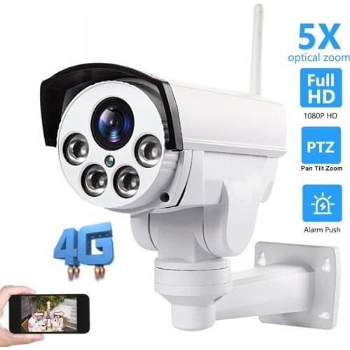 Owlcat 3G 4G Sim Card IP Camera Wifi PTZ HD 2MP 5MP 5X 10X Optical Zoom Auto Focus MIC Audio Security Video Surveillance Camera