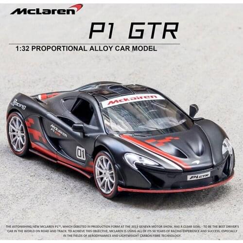 Nicce Diecast 1:32 McLaren P1 Model Car Metal Alloy Car Simulation Pull Back Vehicles Cars Toys For Kids Gifts For Children