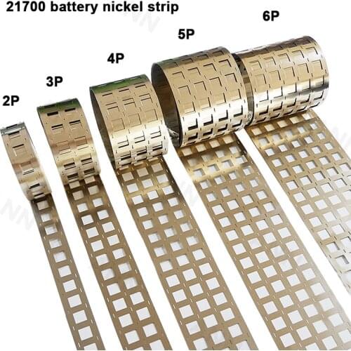 10M Lithium battery pure nickel strip, For 21700 lithium ion battery pack,Thickness 0.15mm，cell spacing 23.5mm, Without holder