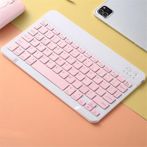 Ultra-Thin 10 inch Wireless Smart Bluetooth Keyboard for Notebook Laptop PC Desktop Easy Use