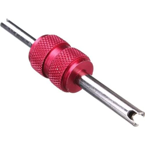 Universal Car Tire Valve Stem Core Installer Remover Repair Tool-Auto 2 Sizes Red