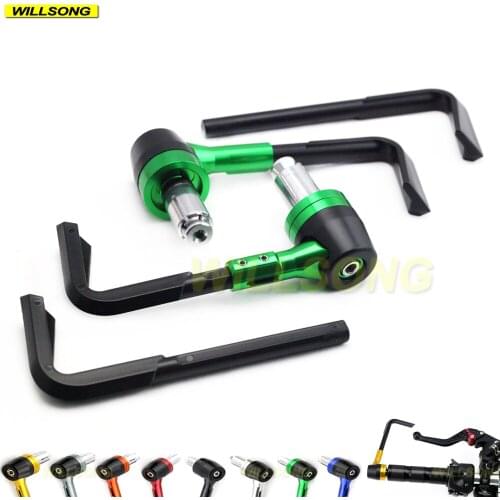 7/8" 22mm Handlebar Brake Clutch Lever Protect Guard For KAWASAKI NINJA 250/300/650 ER6N ER6F Motorcycle Falling Protection
