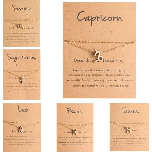 ZOVOLI Women's Pendants Zodiac Signs