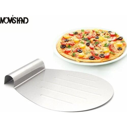 1PCS Baking Tools Stainless Steel Transfer Cake Tray Moving Plate Bread Pizza Blade Shovel Bakeware Pastry Scraper