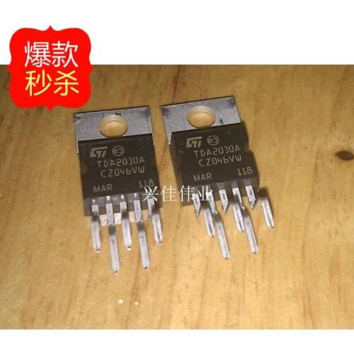 10PCS New TDA2030A TO220-5 audio amplifier / power amplifier / short circuit and thermal protection