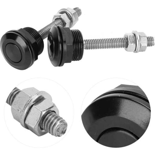 2Pcs Universal Hood Pin Bonnet Lock Quick Release Push Button Bumper Clip Latches Car Modified Accessory
