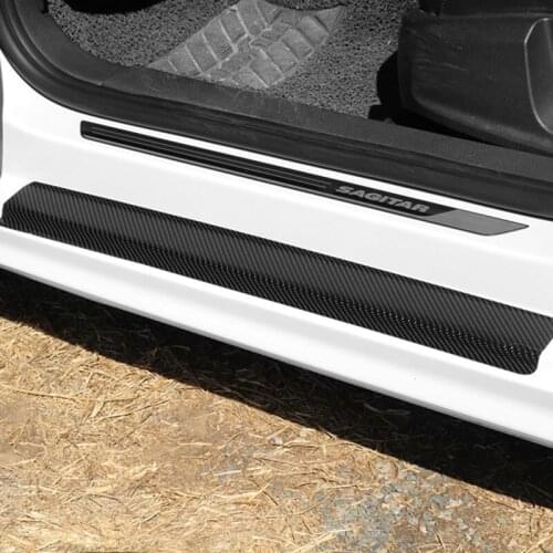 4Pcs Auto Tür Sill Schutz Tür-Schwellen-verschleiss-Platte Aufkleber for Honda civic crv fit Citroen c5 x7 Lexus gx460 gs300