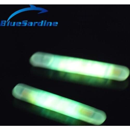 BlueSardine 50PCS Fishing Fluorescent Lightstick Float Light Stick Fishing Tackle Accessories