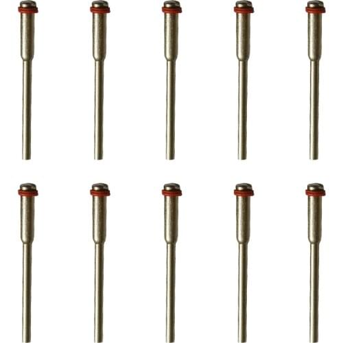 10pcs/set 3mm Diamond Cutting Disc Mandrels Cutting Cut-off Wheel Holder Mandrel Rotary dremel Accessorie For all kinds of metal