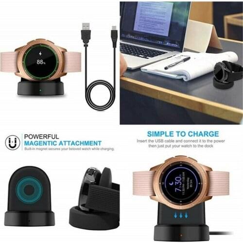For Samsung Galaxy Watch SM-R815/R800/R810 Wireless Fast Charger Charging Dock Smart watch Wearable accessories #703