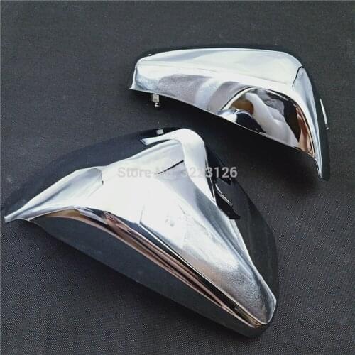 Motorcycle Clutch Battery Side Cover Batteries Housing Engine Guard For Honda Shadow ACE 750 VT750 VT400 VT 400 2004-2011