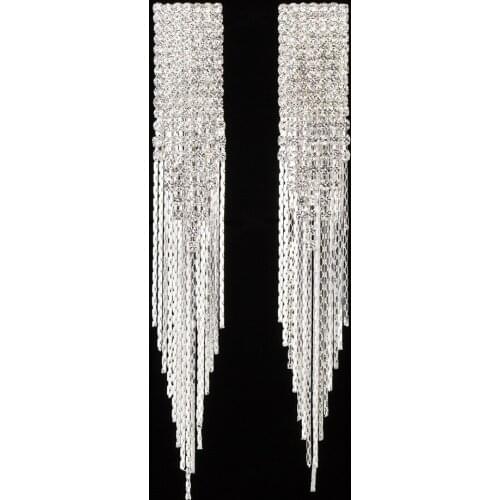 Factory supplies shiny tassel earrings exaggerated sexy generous claw chain ear girlfriend gift jewelry