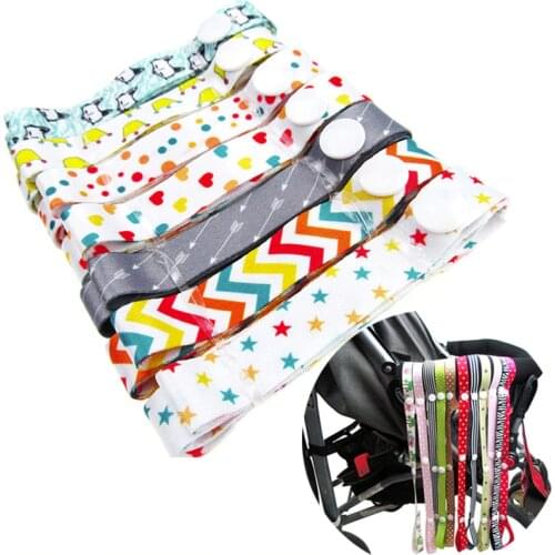 Toys Teether Pacifier Chain Strap Holder Belt Saver Pacifier Clip Toy Fixed Anti-Drop Hanger Belt Holder Baby Stroller Accessory