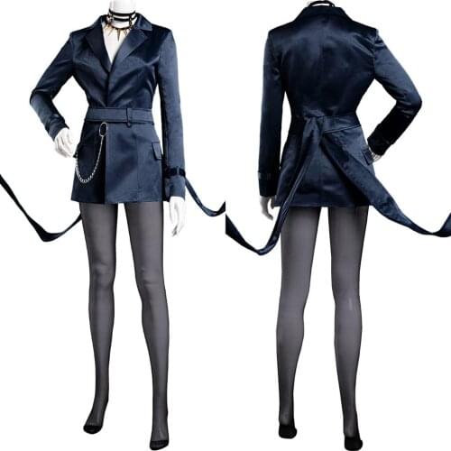 Game LOL KDA Evelynn Cosplay Costume LOL KDA Cosplay Baddest Evelynn Costume Sexy Suit Women Halloween Glasses