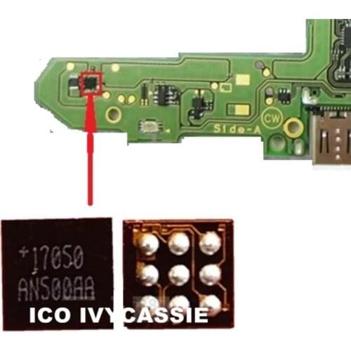 MAX17050 For Nintend SWITCH Console Power IC MAX17050X +17050 MAX17050X+T10 Battery Foot Detection Chip Board BGA 9 Pins