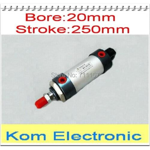 MAL 20-250 Bore 20mm Stroke 250mm Aluminium Alloy Mini Cylinder 20*250 MM 1/8" Port ,Double Action Single Rod