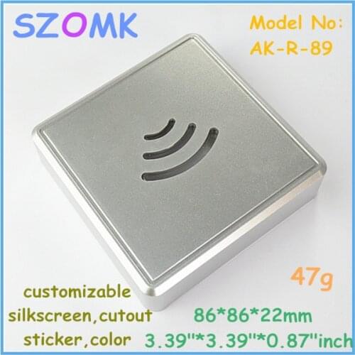 Plastic housing for PCB abs plastic enclosure (4 pcs) 86*86*22mm wall mount enclosure plastic box abs switch box junction box