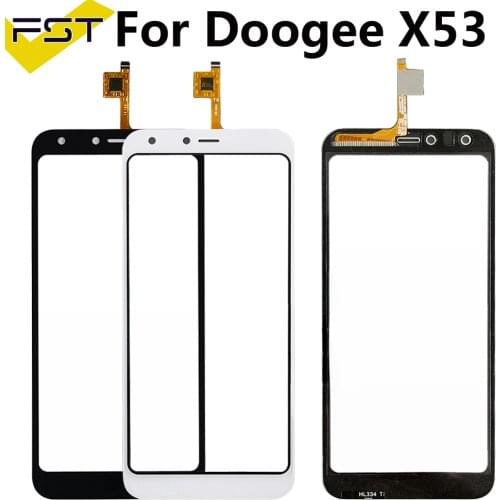 5.3''Black/BWhite Touch Panel For Doogee X53 Touch Screen Digitizer Sensor Front Outer Glass Lens Without LCD+ Tools