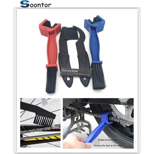 Motorcycle bike Chain Gear Scrubber Cleaner Brush Tools For Ducati Monster M900 900 S Dark Metallic 750 750 Dark 1000
