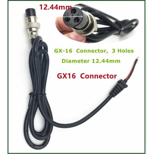 XLR 3 Holes Female XLR 3 Plug Connector Stocket for E-bike Charger for E-bike Battery DIY
