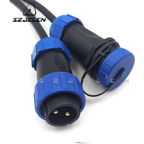 SP2110/SY2111, 2 pin waterproof connector, Power wire connectors, cable connectors, automotive connectors, Plug and socket, IP68