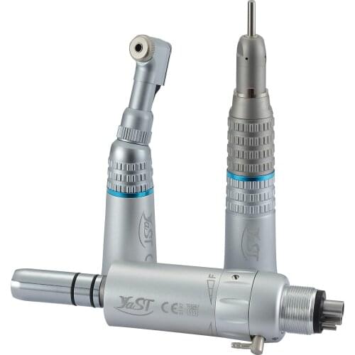 YAST Dental Low Speed Contra Angle Handpiece/Straight Nosecone/Air Motor 2hole/4hole Set