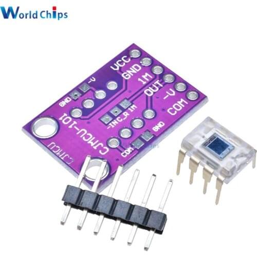 OPT101 CJMCU-101 Light Analog Light Intensity Sensor Module Photoelectric Diode Single Chip 14KHz 2.7-36V 120uA