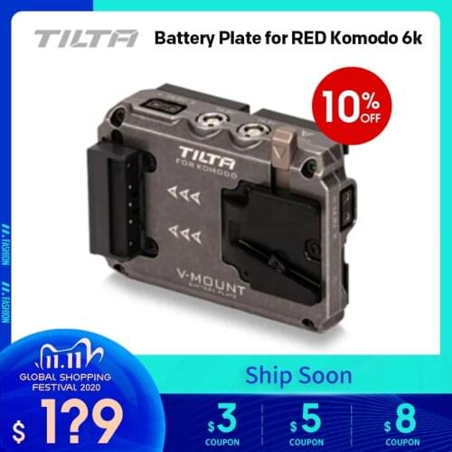 Tilta Dual Canon BP to V Mount Adapter Battery Plate for RED Komodo 6k