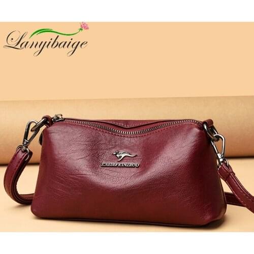 Vintage Female Messenger Bag Sac Luxury Handbags Women Bags Designer Crossbody Bags For Women Leather Shoulder Bag High Quality